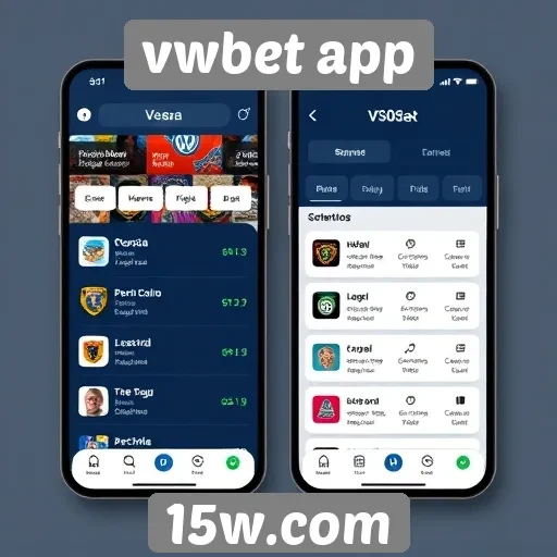 interface do usuário no vwbet app é intuitiva